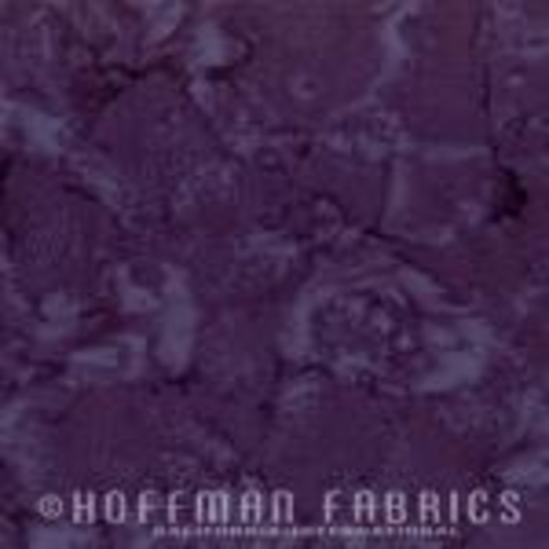 Hoffman Fabrics, 1895 Bali Batik, Bali Watercolors, 1895-34, Eggplant