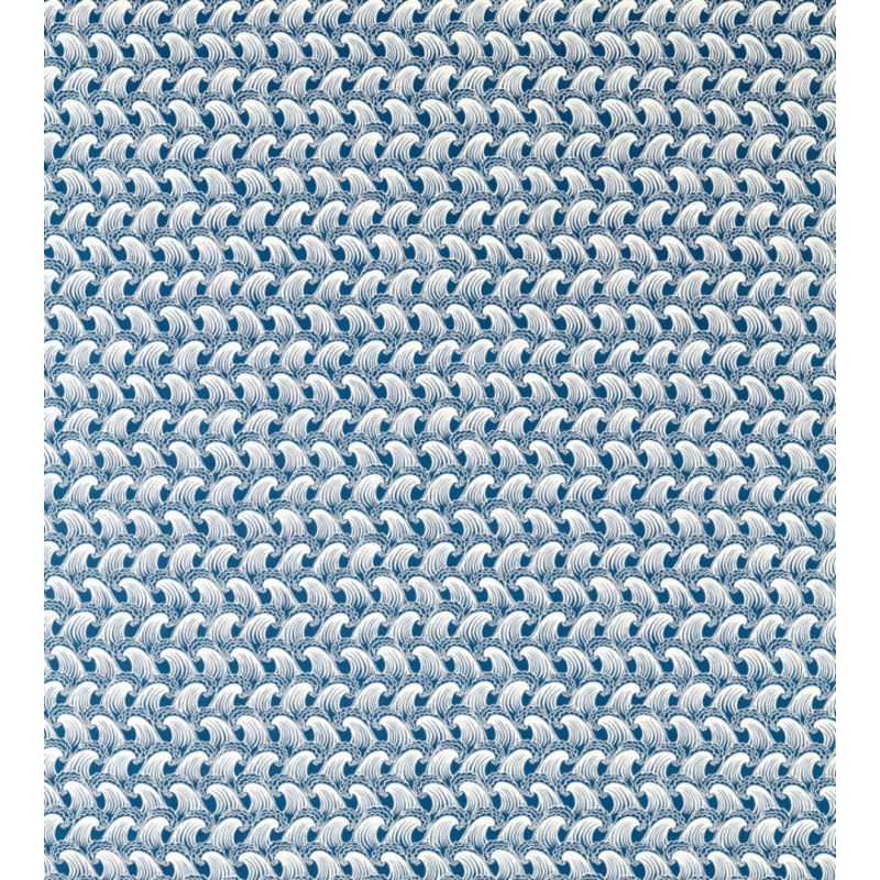 Ride The Wave Fabric - Denim