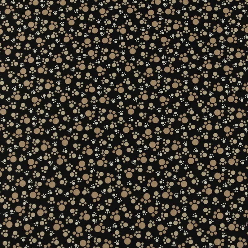 Henry Glass - Printed Cotton - BIG KITTIES - 006 - Black