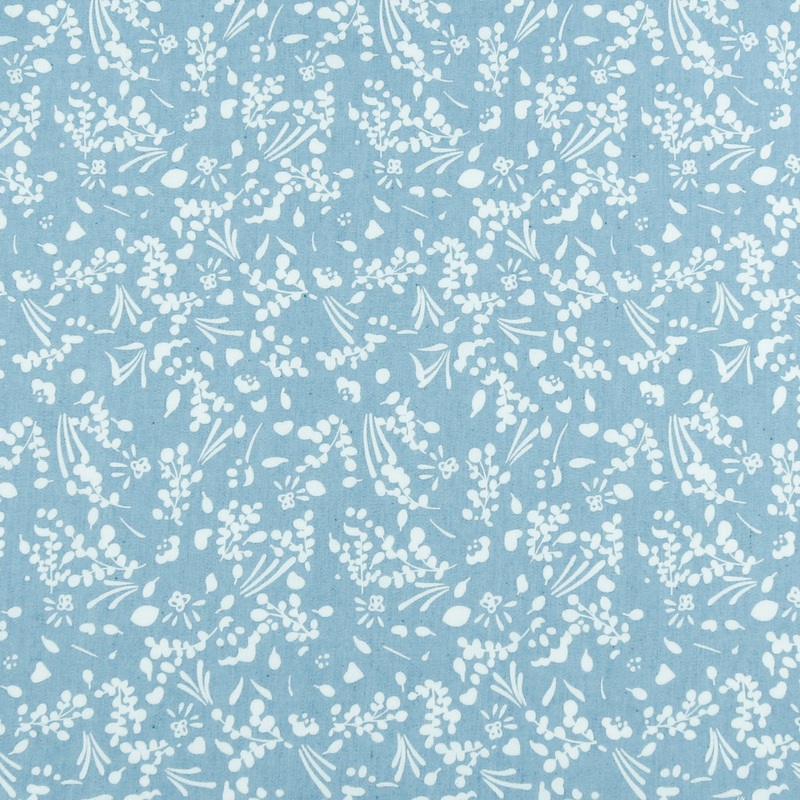 Printed Denim - AMANDA - 005 - Light Blue