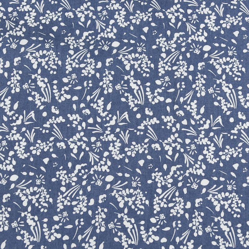 Printed Denim - AMANDA - 006 - Dark Blue