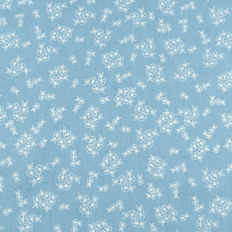 Printed Denim - AMANDA - 012 - Light Blue