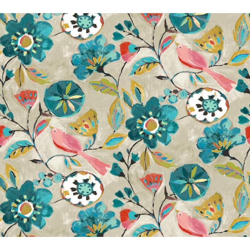 Edinburgh Weavers Dahlia Turquoise