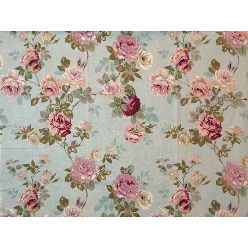 Edinburgh Weavers English Rose Old Blue