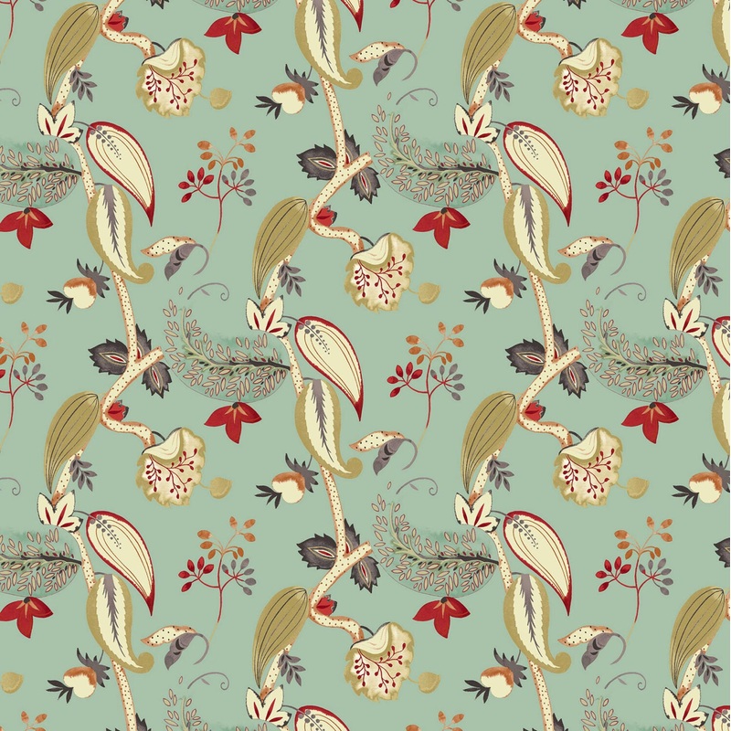 Edinburgh Weavers Euphoria Aqua