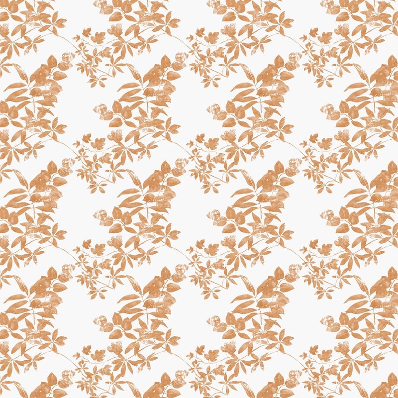 Edinburgh Weavers Golden Leaf Orange