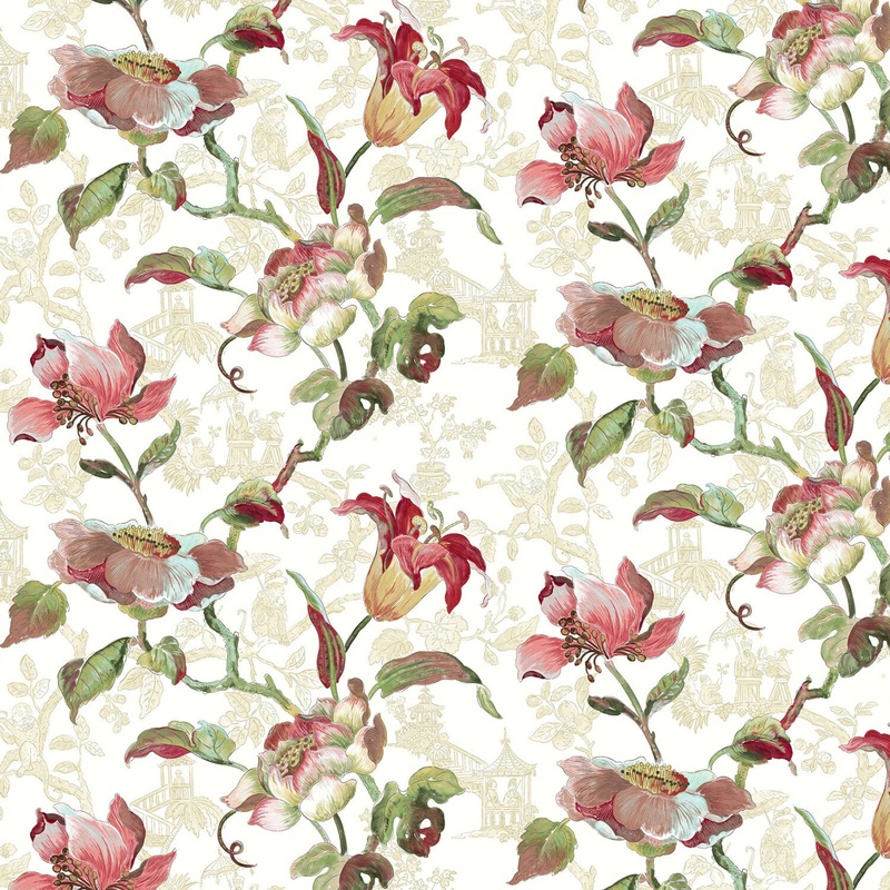 Edinburgh Weavers Lotus Cream Linen