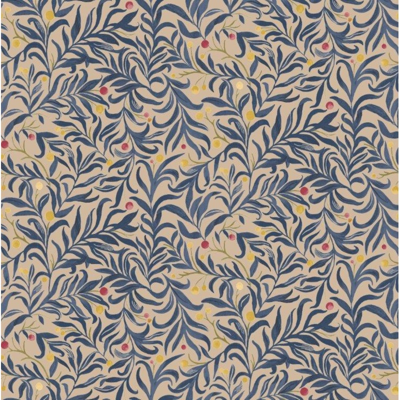 Edinburgh Weavers Malory Navy