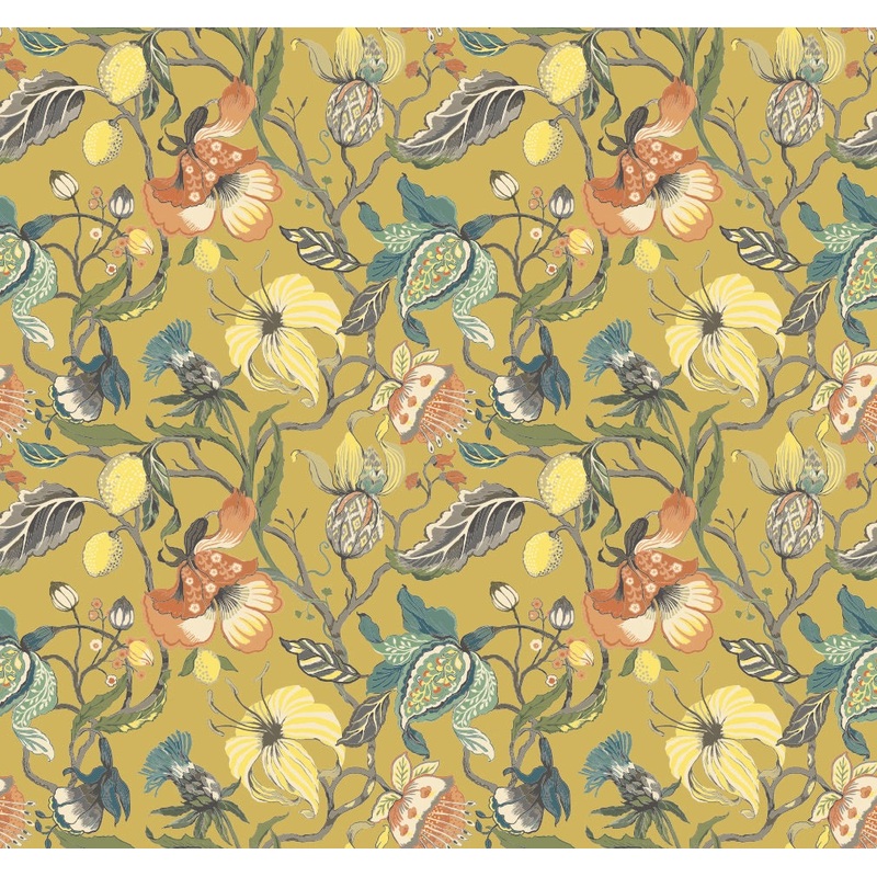 Edinburgh Weavers Morton Ochre